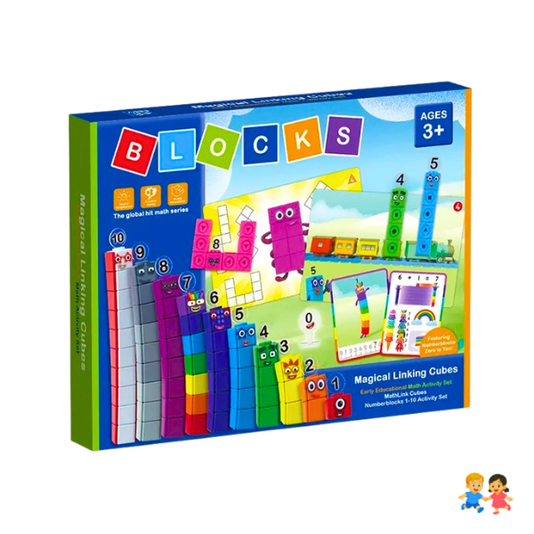 Cubos Conectores Para Matemática 100 unidades Educativo