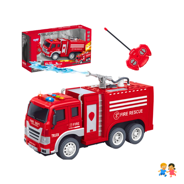 Camión De Bomberos Juguete Control Remoto