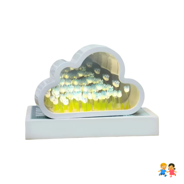 Tulipán Nube Lamparita Luces Decoración Hogar
