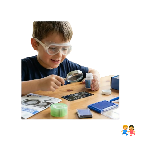 Juego De Rol De Detective Infantil Con Huellas Dactilares