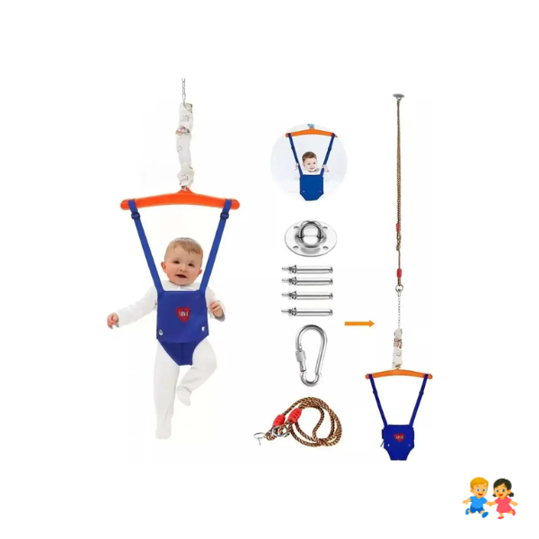 Saltador Para Bebé,con Gancho P/techo,bebé Silla De Rebote