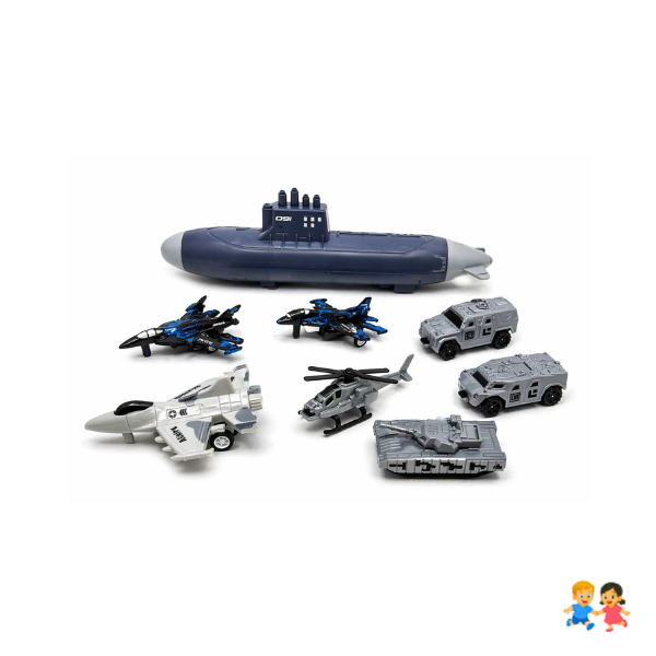 Set Juego Militar Equipamiento Juguete Tanque Armada