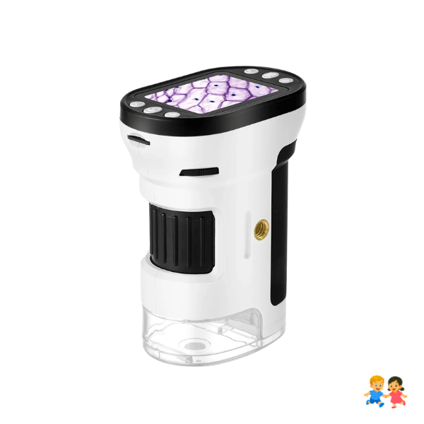 Microscopio Led Inteligente Pantalla Para Niños Hd