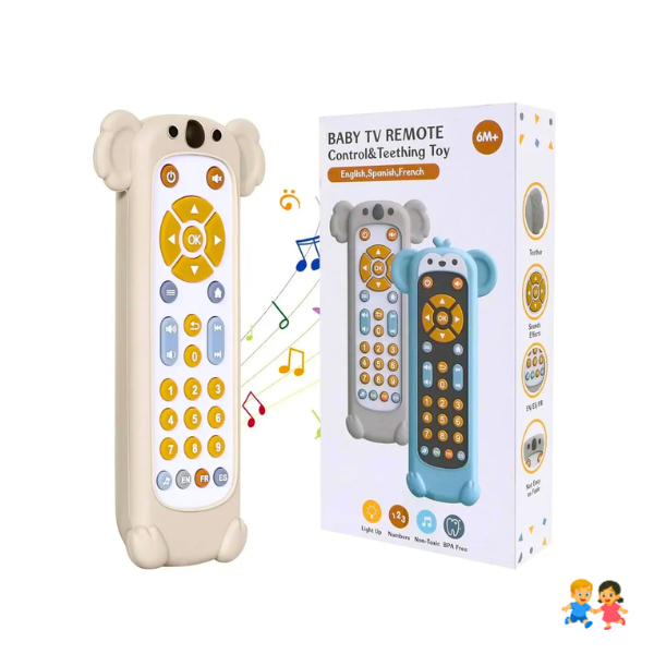 Control Remoto Televisor De Juguete Musical Didáctico Sonido