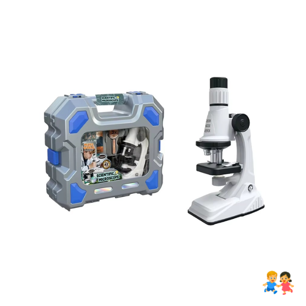 Microscopio + Kit De Accesorios 1200x Maletin Plastico