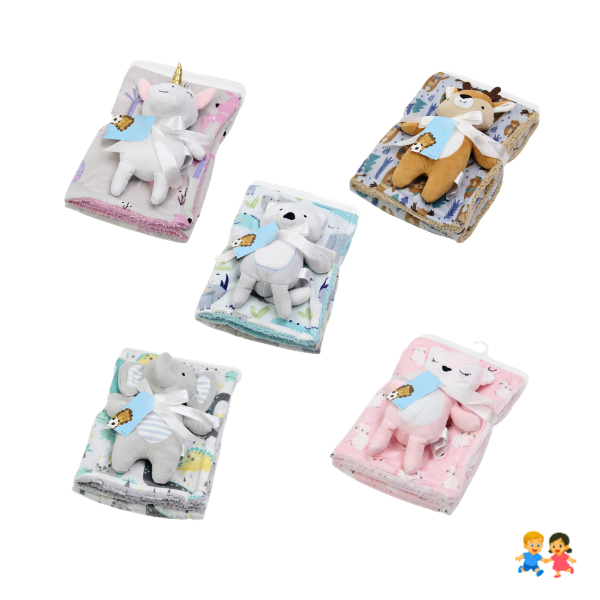 Manta Apego Bebé + Peluche Suave