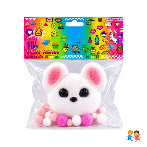 Squishy Perrito Frances Blanco Anti Estrés Sensorial