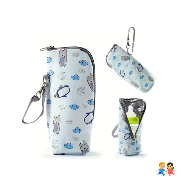 Bolsa Portabiberón Térmica Con Correa