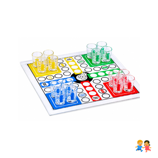 Juego De Mesa Ludo Beber Tragos 4 Jugadores