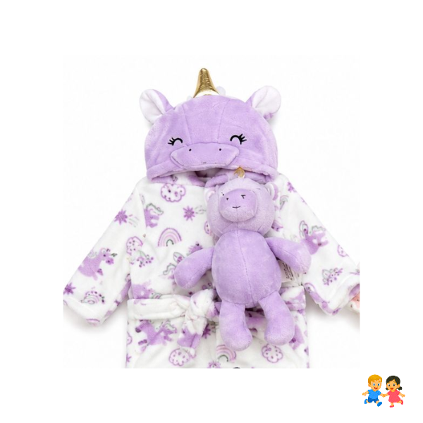 Bata De Baño Polar Bebé + Tuto De Apego