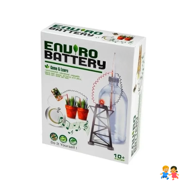 Kit Experimento Educativo Batería Natural Ciencia Para Niños