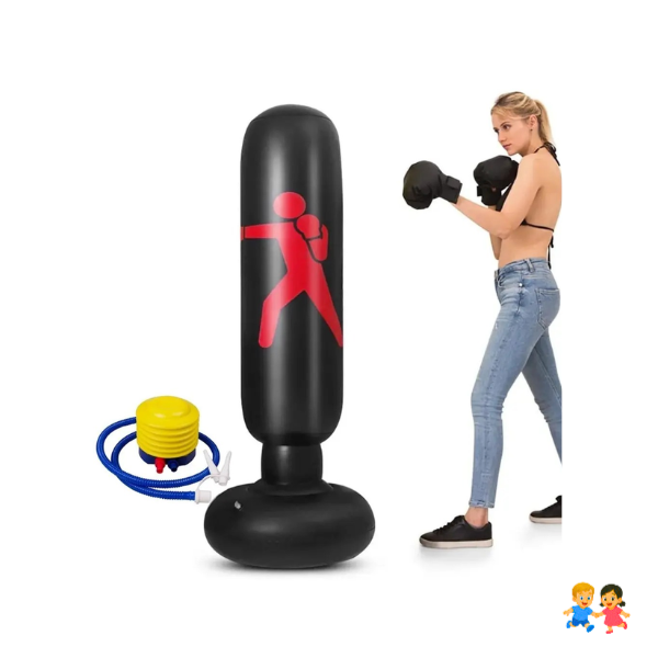Saco De Boxeo Inflable + Inflador