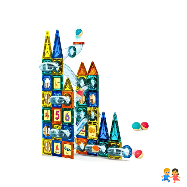 Set Bloques Magnéticos 97 Pieza Juego Didáctico Construcción