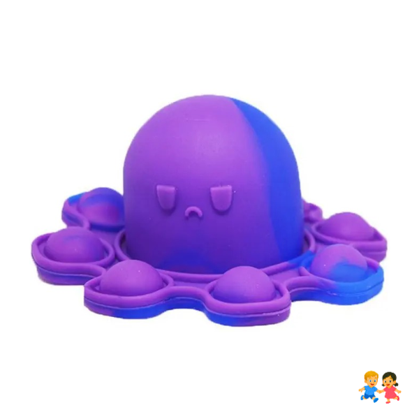 Pulpo Sensorial Antiestrés Reversible Relajante Para Niños