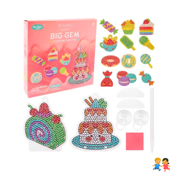 Kit Manualidades Diamantes  Brillantes Crear Stickers