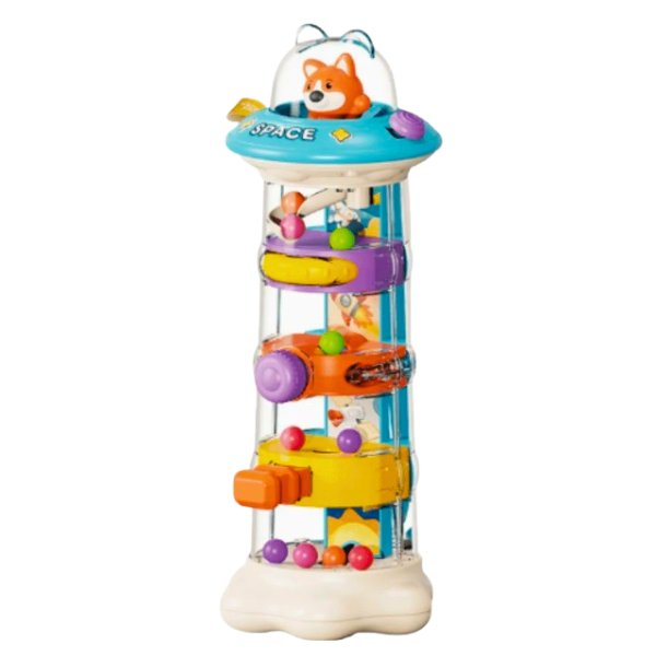 Torre de Bolas para Bebé Juguete Educativo Pista 3 Niveles