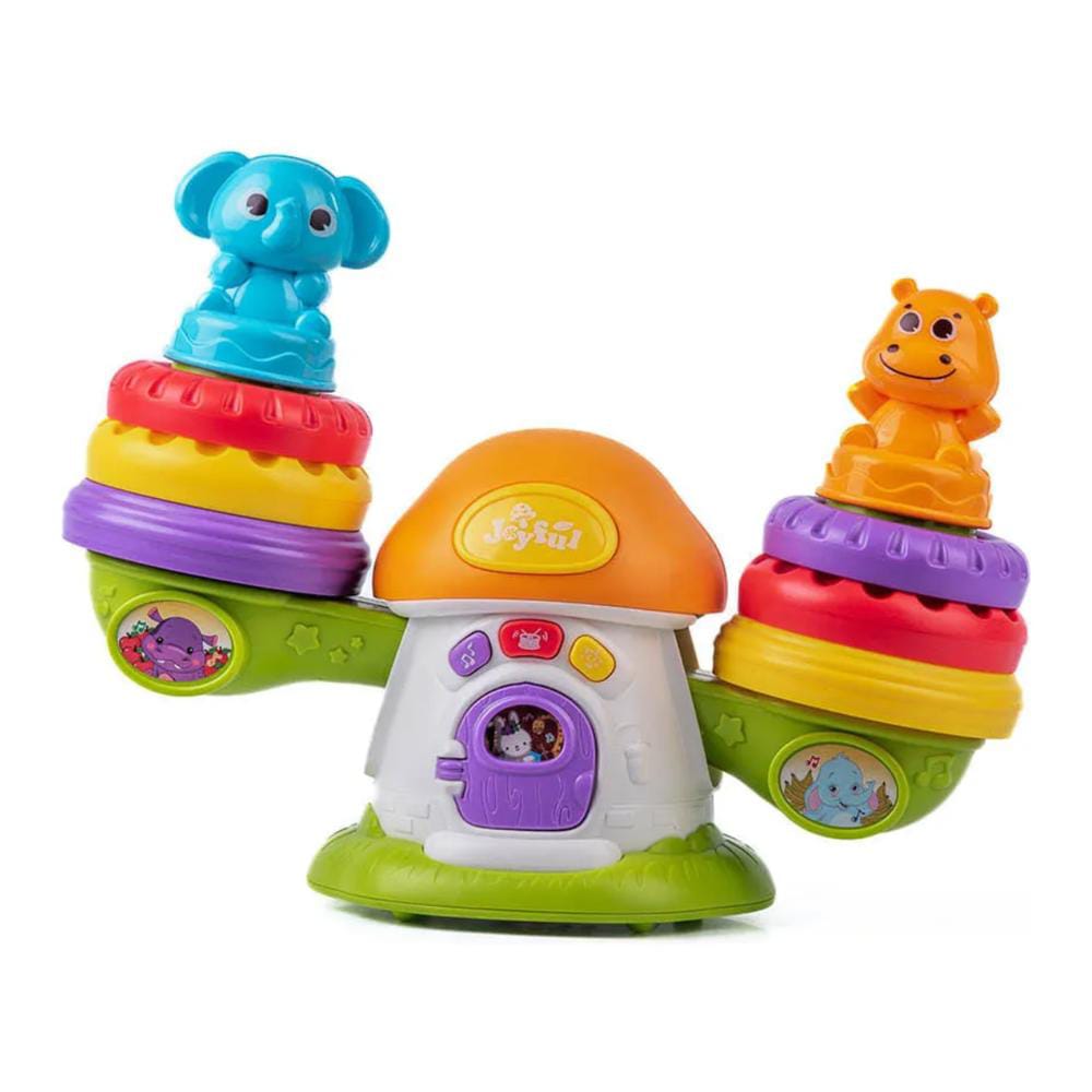 Juguete Apilable Anillos Balancín Musical Bebé