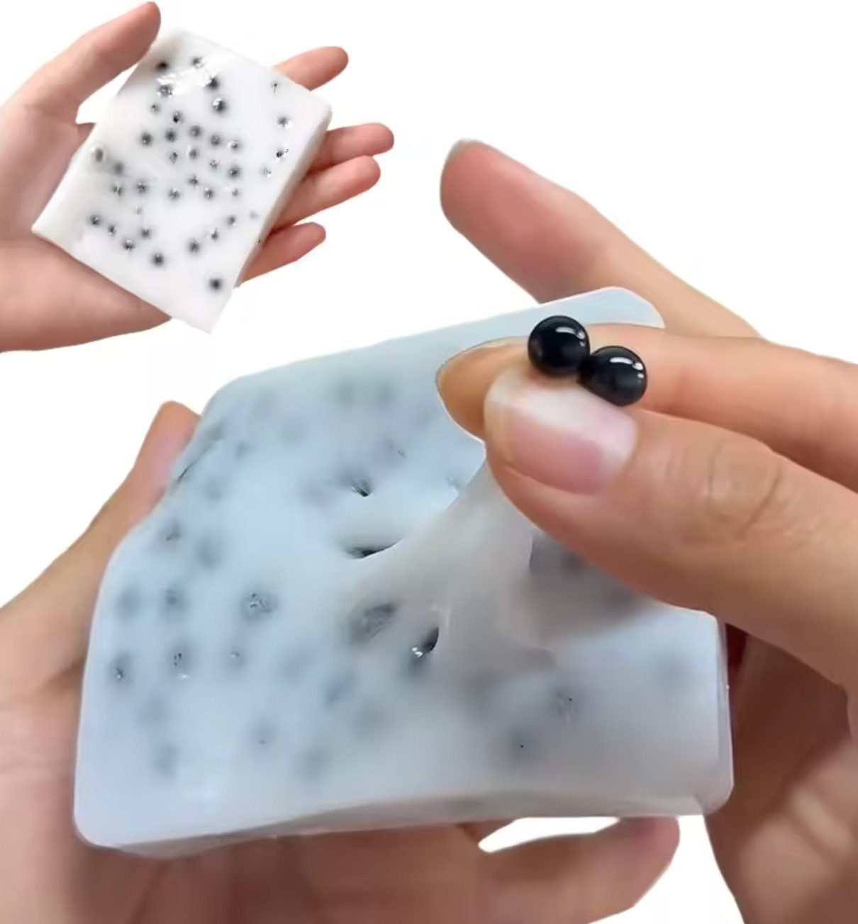 Juguete Sensorial Textura Suave Exprimir Granos