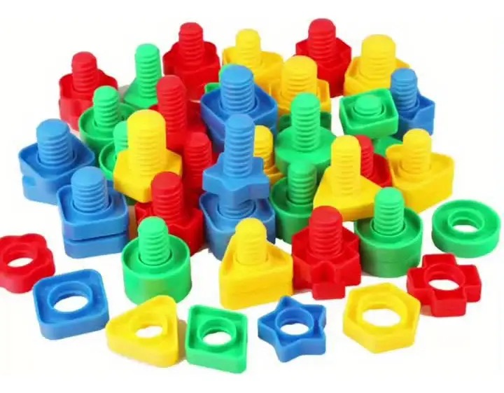 Juego Tuercas Y Tornillos Construcción Educativo