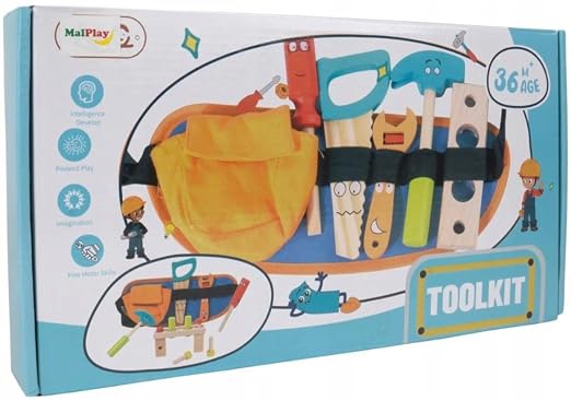 Kit Cinturon De Herramientas De Construccion Para Niños