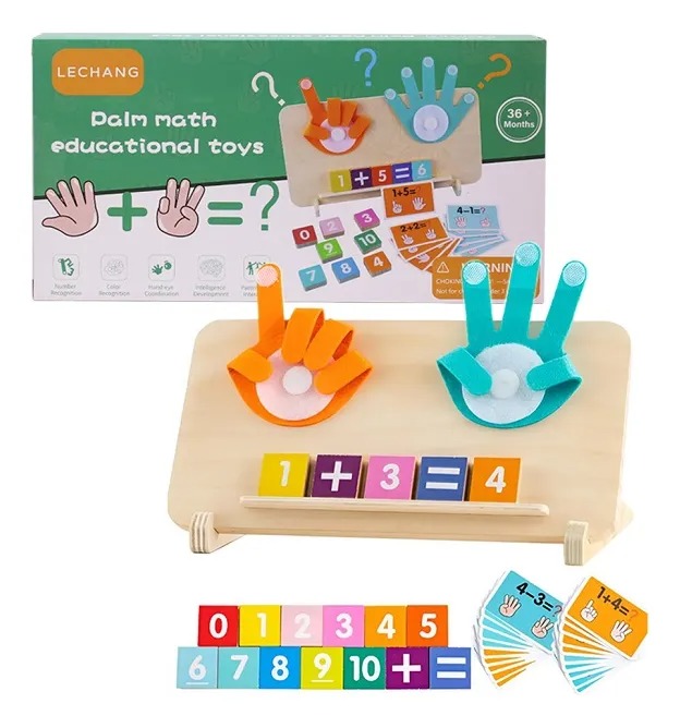 Juego Didactico Compatible Contar Numeros Con Dedos Niños