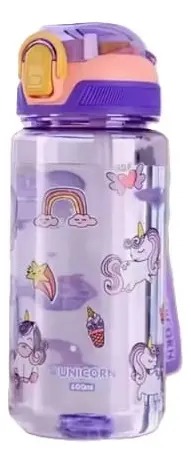 Botella De Agua Infantil Con Bombilla Niños