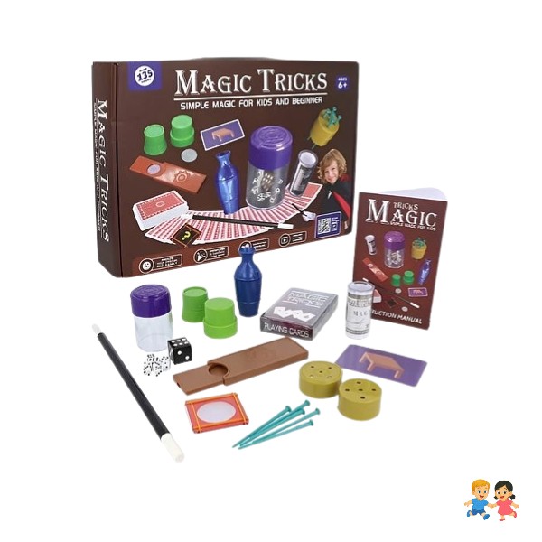 Set De Magia Infantil Incluye Más De 135 Trucos
