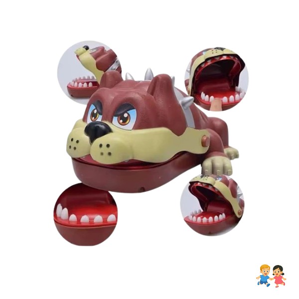 Juguete Bulldog Dentista, Juego Clásico De Mesa Perro Muerde.
