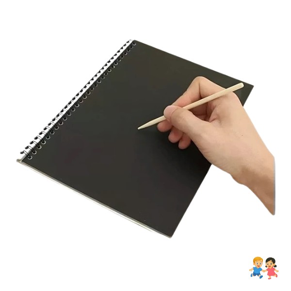 Libreta Raspable Scratch Art Note Arte Rascar Y Raspar.