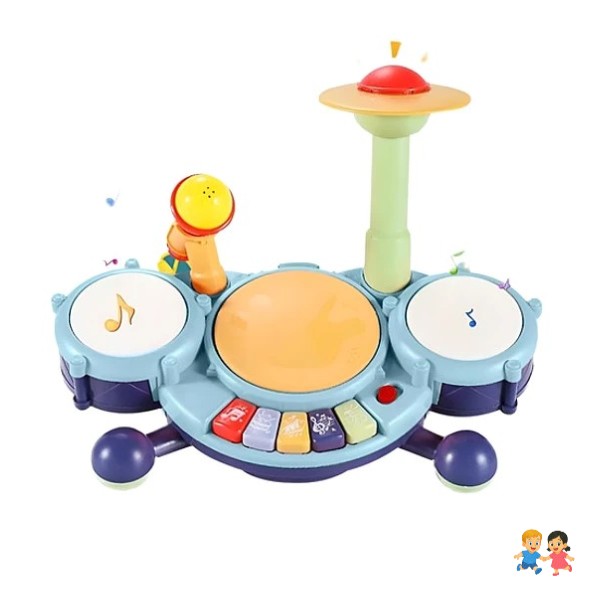 Juguete Bateriamusical Para Bebe Touch Con Piano Y Micrófono.