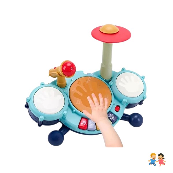 Juguete Bateriamusical Para Bebe Touch Con Piano Y Micrófono.