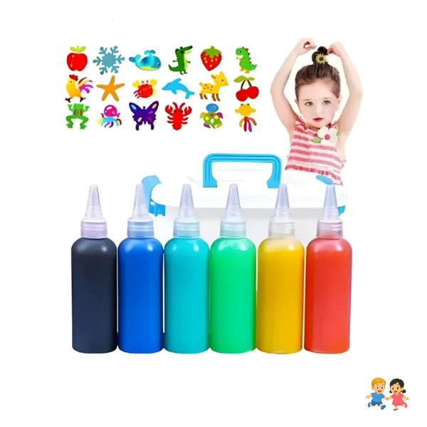 Kit De Gel Magico 3d Acuatico, 6 Gel Juego De Agua.