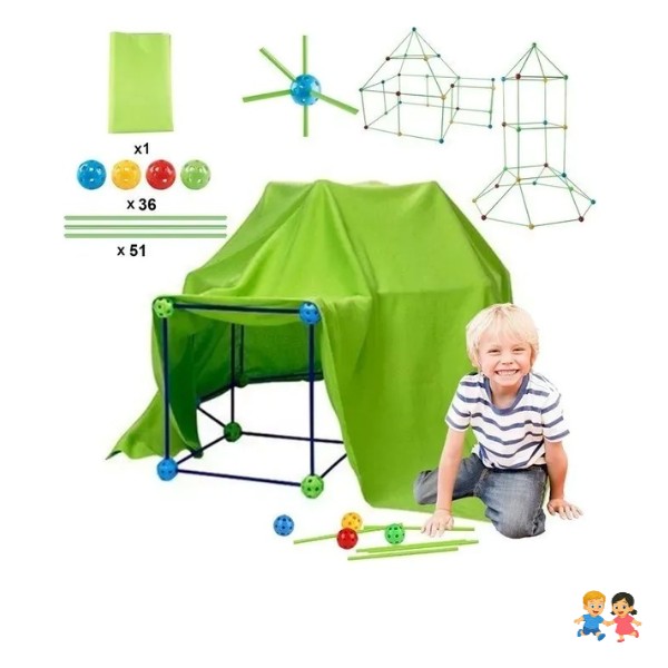 Construcción Carpa Tienda Fuerte Diseño Armable.