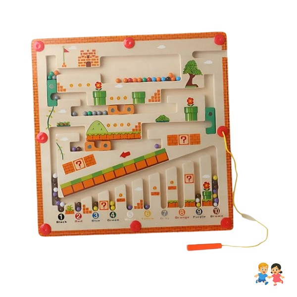 Tablero Magnético De Clasificación De Colores Montessori.