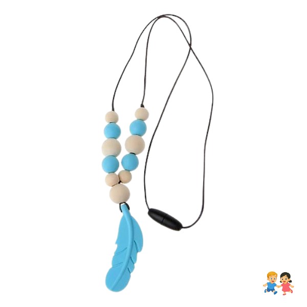 Collar De Lactancia Silicona Bebe Dentición Estimulación.