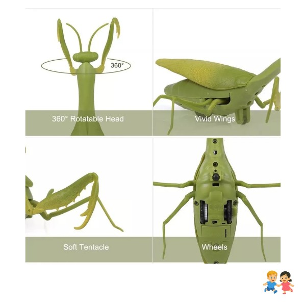Juguete Mantis Religiosa A Control Remoto 1:72, Insecto