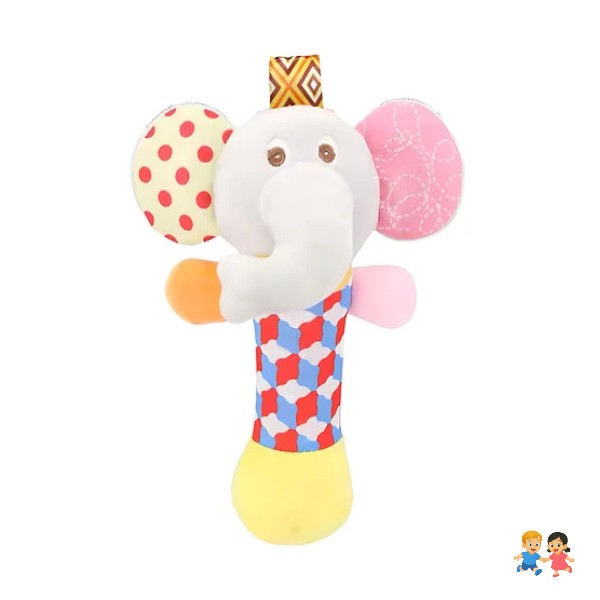 Sonajero Peluche Y Apretable Skk Baby.