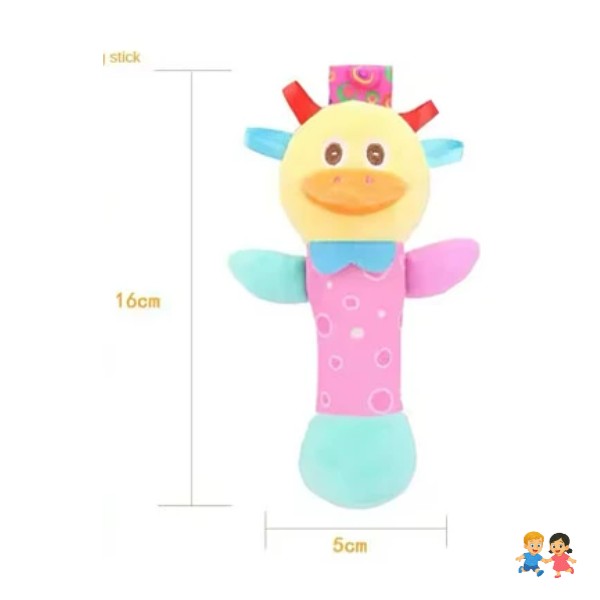 Sonajero Peluche Y Apretable Skk Baby.