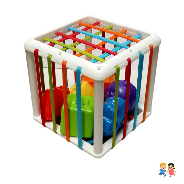Juguete Interactivo De Habilidad Motora Cubo Montessori.