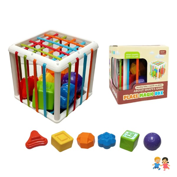 Juguete Interactivo De Habilidad Motora Cubo Montessori.