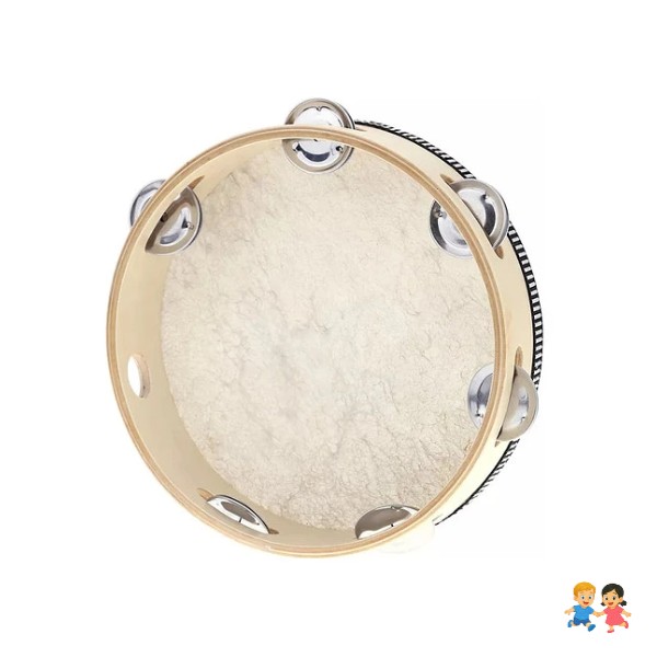 Pandereta Musical Niños, Instrumento Pandero Percusión.