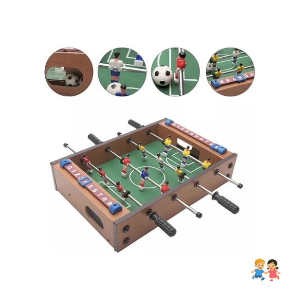 Mesa De Futbol Mini Taca Taca De Madera Para Mesa Ecológico.