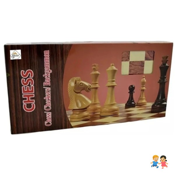 Ajedrez Madera 40x40 3 Juegos En 1 Ajedrez Grande.