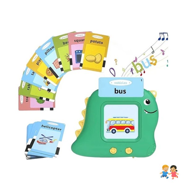Tablero Didáctico Con 255 Tarjetas Español-inglés Para Niños.