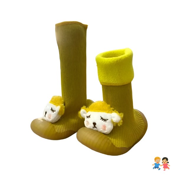 Zapatos Calcetín Bebé Niños Niñas Suela Antideslizante Suave.
