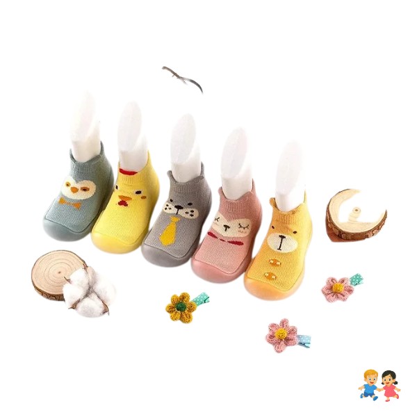 Calcetines Con Suela De Goma Antideslizante Niño Y Niña.