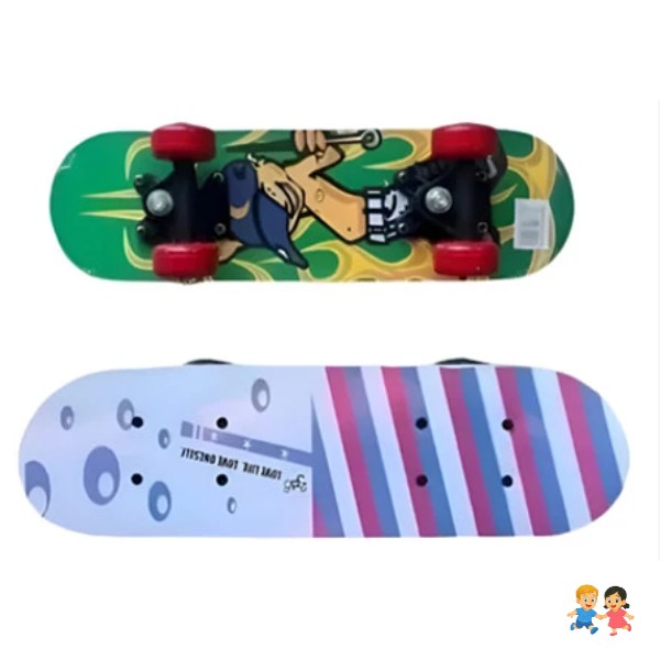 Skate Patineta Para Niños/as Skaters 4 Ruedas.