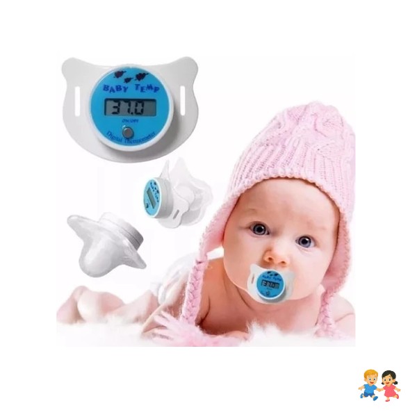 Chupete Termómetro Digital Para Bebes Fiebres.