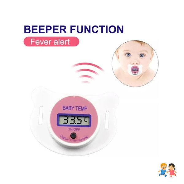 Chupete Termómetro Digital Para Bebes Fiebres.