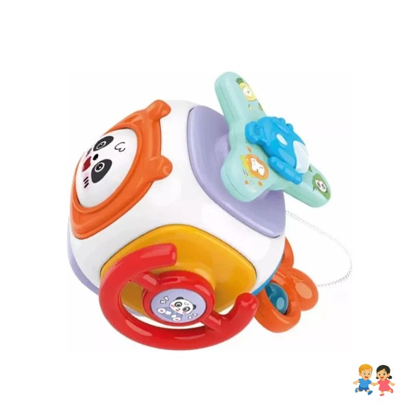 Juguete Didactico Cubo Sensorial 8en1 Para Bebe.